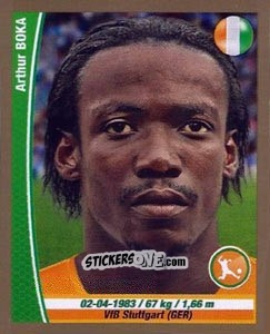 Sticker Arthur Boka - Copa Mundial Brasil 2014 n. 142 - Navarrete
