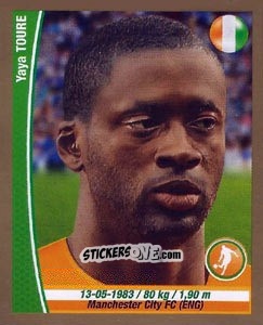 Sticker Yaya Toure - Copa Mundial Brasil 2014 n. 148 - Navarrete