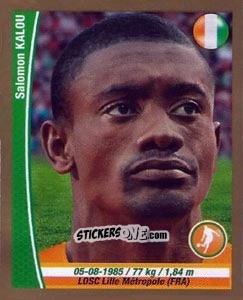 Sticker Salomon Kalou - Copa Mundial Brasil 2014 n. 151 - Navarrete