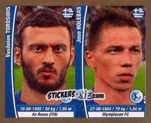 Sticker Vasilis Torosidis / Jose Holebas