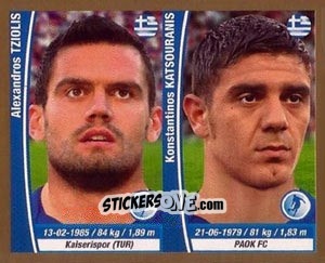 Sticker Alexandros Tziolis / Konstantinos Katsouranis