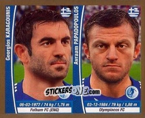 Sticker Giorgos Karagounis / Avraam Papadopoulos