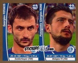 Sticker Giorgos Fotakis / Panagiotis Kone