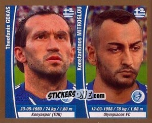 Sticker Theofanis Gekas / Kostas Mitroglou