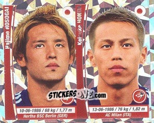 Sticker Hajime Hosogai / Keisuke Honda - Copa Mundial Brasil 2014 n. 172p - Navarrete