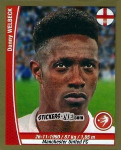 Sticker Danny Welbeck - Copa Mundial Brasil 2014 n. 188 - Navarrete