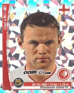 Sticker Wayne Rooney - Copa Mundial Brasil 2014 n. 191p - Navarrete