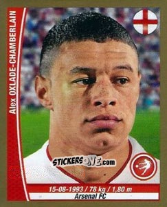 Sticker Alex Oxlade-Chamberlain - Copa Mundial Brasil 2014 n. 192 - Navarrete