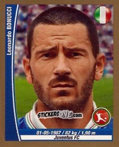 Sticker Leonardo Bonucci - Copa Mundial Brasil 2014 n. 198 - Navarrete