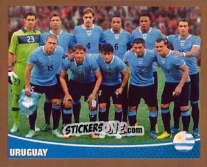 Sticker Equipo - Uruguay - Copa Mundial Brasil 2014 n. 211 - Navarrete