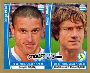 Sticker Diego Perez / Diego Lugano - Copa Mundial Brasil 2014 n. 213 - Navarrete