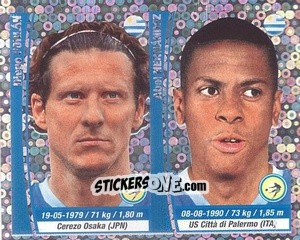 Sticker Diego Forlan / Abel Hernandez - Copa Mundial Brasil 2014 n. 219c - Navarrete