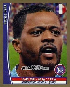 Sticker Patrice Evra - Copa Mundial Brasil 2014 n. 232 - Navarrete