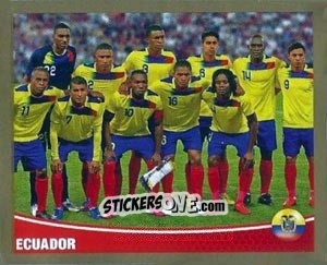 Sticker Equipo - Ecuador - Copa Mundial Brasil 2014 n. 247 - Navarrete