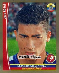 Sticker Joao Rojas - Copa Mundial Brasil 2014 n. 263 - Navarrete