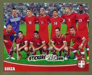 Sticker Equipo - Suiza - Copa Mundial Brasil 2014 n. 274 - Navarrete