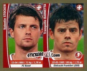 Sticker Valentin Stocker/ Tranquillo Barnetta - Copa Mundial Brasil 2014 n. 279 - Navarrete