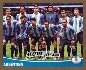 Sticker Equipo - Argentina - Copa Mundial Brasil 2014 n. 283 - Navarrete