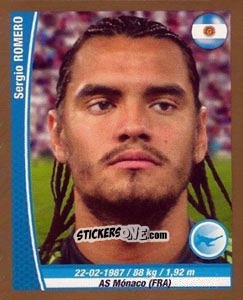 Sticker Sergio Romero - Copa Mundial Brasil 2014 n. 285 - Navarrete