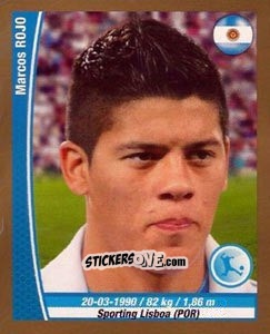 Sticker Marcos Rojo - Copa Mundial Brasil 2014 n. 287 - Navarrete