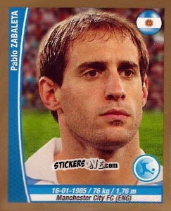 Sticker Pablo Zabaleta