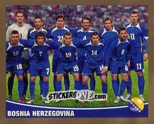 Sticker Equipo - Bosnia-Herzegovina