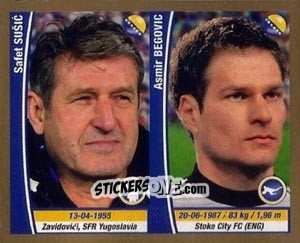 Sticker Safet Susic/ Asmir Begovic - Copa Mundial Brasil 2014 n. 320 - Navarrete