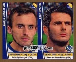 Sticker Avdija Vrsajevic/ Emir Spahic