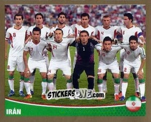 Sticker Equipo - Iran - Copa Mundial Brasil 2014 n. 328 - Navarrete