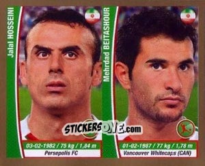 Sticker Jalal Hosseini / Steven Beitashour - Copa Mundial Brasil 2014 n. 330 - Navarrete