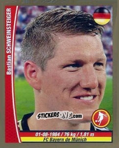 Sticker Bastian Schweinsteiger - Copa Mundial Brasil 2014 n. 345 - Navarrete