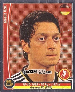 Sticker Mesut Ozil - Copa Mundial Brasil 2014 n. 346r - Navarrete