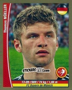 Sticker Thomas Müller - Copa Mundial Brasil 2014 n. 351 - Navarrete
