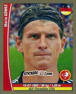 Sticker Mario Gomez - Copa Mundial Brasil 2014 n. 352 - Navarrete