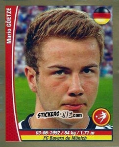 Sticker Mario Götze - Copa Mundial Brasil 2014 n. 353 - Navarrete