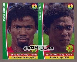 Sticker Isaac Vorsah/ Daniel Opare - Copa Mundial Brasil 2014 n. 376 - Navarrete