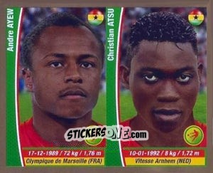 Sticker Andre Ayew / Christian Atsu