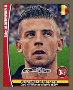 Sticker Toby Alderweireld - Copa Mundial Brasil 2014 n. 394 - Navarrete