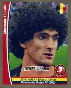 Sticker Marouane Fellaini - Copa Mundial Brasil 2014 n. 400 - Navarrete