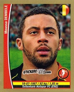 Sticker Mousa Dembele - Copa Mundial Brasil 2014 n. 402 - Navarrete