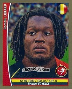 Sticker Romelu Lukaku - Copa Mundial Brasil 2014 n. 405 - Navarrete