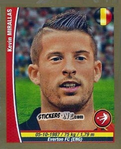 Sticker Kevin Mirallas - Copa Mundial Brasil 2014 n. 406 - Navarrete
