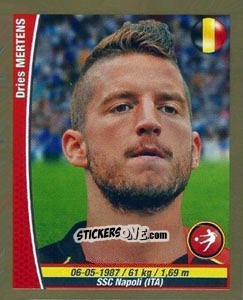 Sticker Dries Mertens - Copa Mundial Brasil 2014 n. 407 - Navarrete