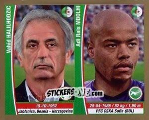 Sticker Vahid Halilhodzic/ Adi Rais Mbolhi - Copa Mundial Brasil 2014 n. 428 - Navarrete