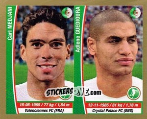 Sticker Carl Medjani/ Adlene Guedioura