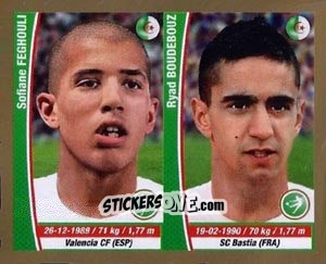 Sticker Sofiane Feghouli/ Ryad Boudebouz