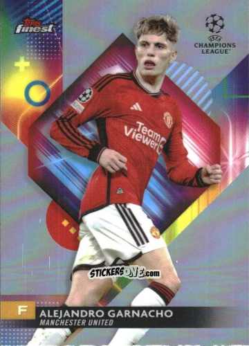 Figurina Alejandro Garnacho - Finest UEFA Club Competitions 2023-2024
 n. 78 - Topps