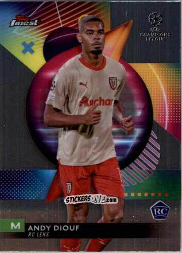 Sticker Andy Diouf - Finest UEFA Club Competitions 2023-2024
 n. 148 - Topps