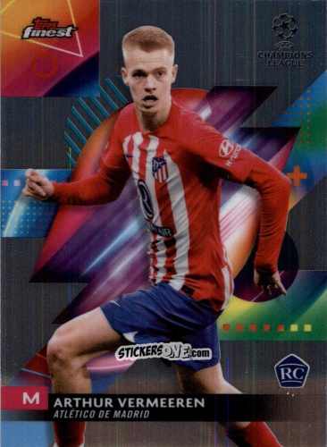 Figurina Arthur Vermeeren - Finest UEFA Club Competitions 2023-2024
 n. 6 - Topps