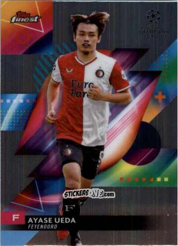 Sticker Ayase Ueda - Finest UEFA Club Competitions 2023-2024
 n. 22 - Topps